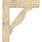 Ekena Millwork Funston Block Rough Sawn Bracket w/ Offset Brace, Douglas Fir, 8"W x 32"D x 36"H BKT0806X32X36FST05RDF - alternate 4